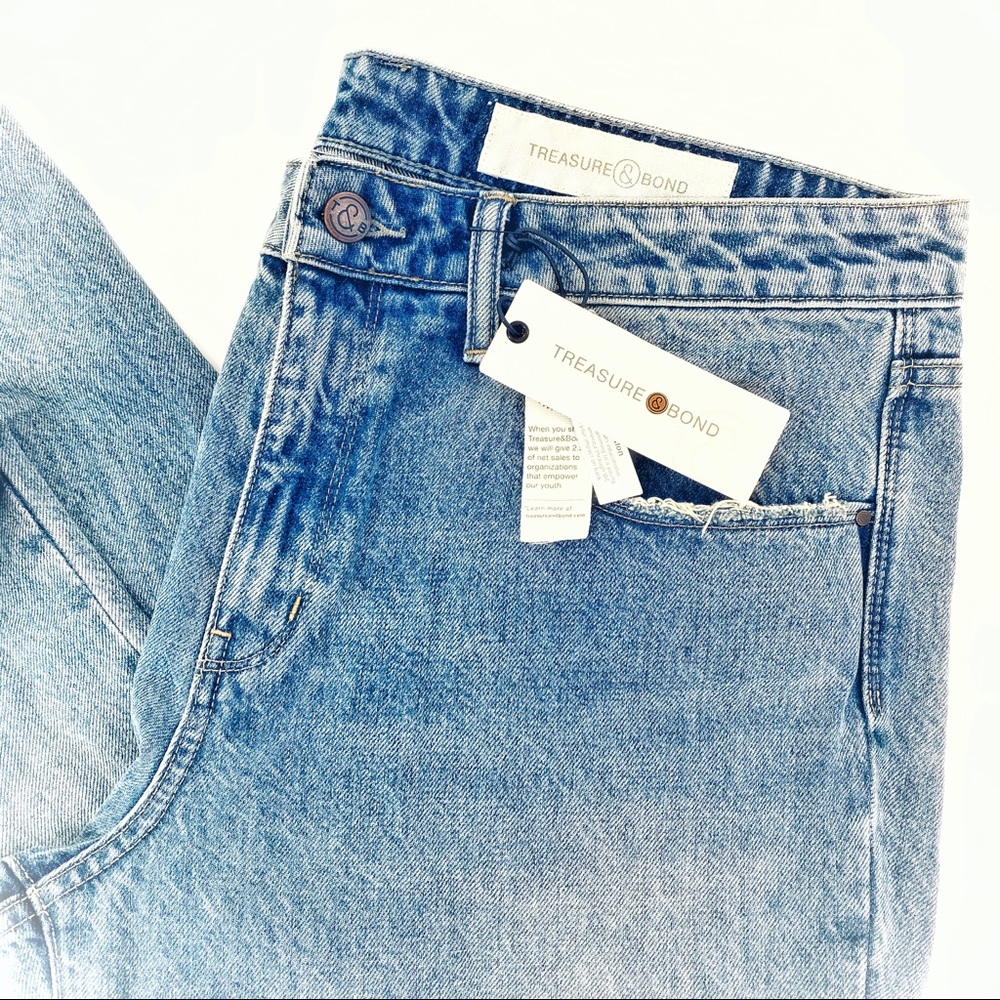 Treasure & Bond Grant Boyfriend MidRise Ankle Jean - Picture 4 of 8